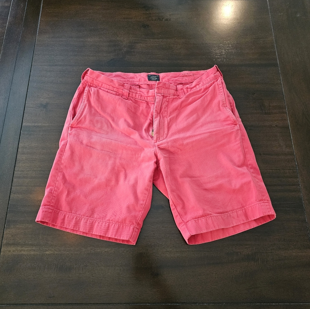 J Crew Stanton shorts Size 31 in bright red
